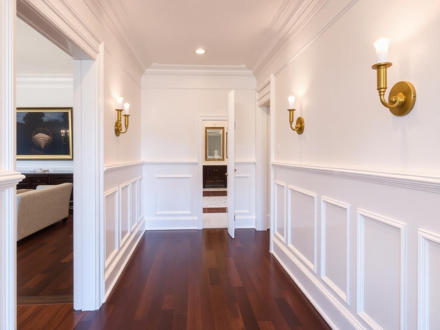 Formal Hallway Wainscoting